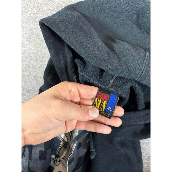 Vintage Green Bay Packers NFL Looney Tunes Bugs Bunny Hoodie Mens XL Sportswear - Picture 8 of 8